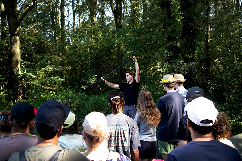 Instructie voor kanovaren op de Dommel