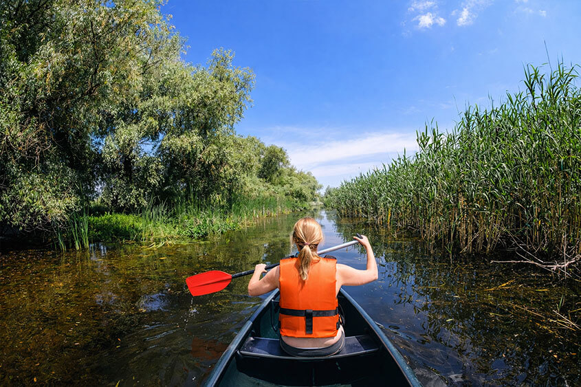 Kanotocht op de Dommel bij Borkel
