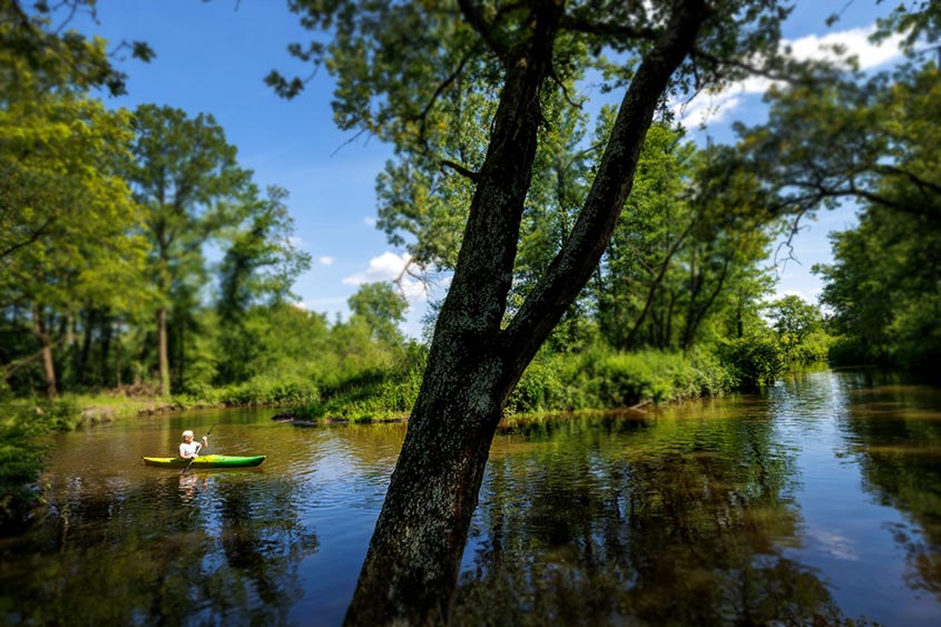 ontspannen in de natuur